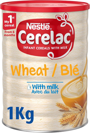 Nestle Cerelac Wheat Ble 1Kg-SurulereFoods — Baby Food — Buy Online UK