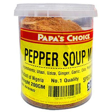 Papa's Choice Pepper Soup 200G Jar-SurulereFoods — Spice & Seasonings — Buy Online UK