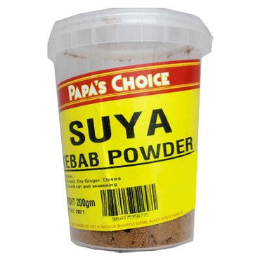 Papa's Choice Suya Kebab Powder 200Gm-SurulereFoods — Spice & Seasonings — Buy Online UK