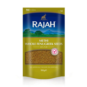 Rajah Methi Whole Greek Seeds 100G-SurulereFoods — Spice & Seasonings — Buy Online UK