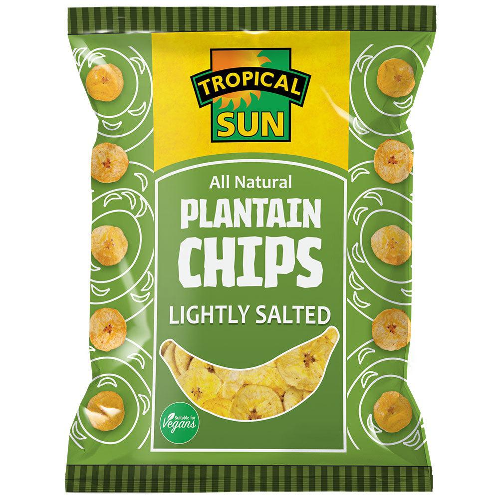 Tropical Sun Plantain Chips Lighty Salted 12X70G-SurulereFoods