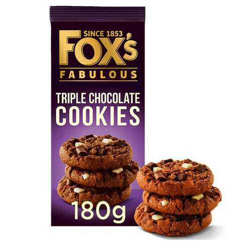Fox Triple Chocolate Cookies 180G-SurulereFoods