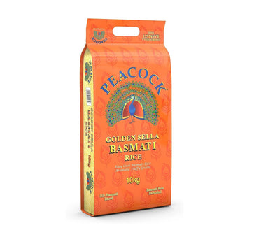 Peacock Golden Sella Rice 10Kg-SurulereFoods — Rice — Buy Online UK