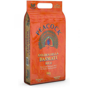 Peacock Golden Sella 4Kg-SurulereFoods — Rice — Buy Online UK