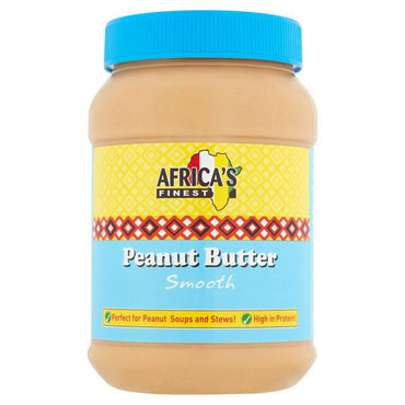 Africa's Peanut Butter Smooth 1Kg-SurulereFoods — Food Cupboard — Buy Online UK