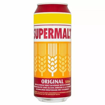 Supermalt Can 500Ml X 12 Pack-SurulereFoods — Drinks — Buy Online UK