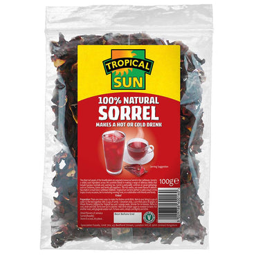 Tropical Sun Natural Sorrel 100G-SurulereFoods — Dry Foods — Buy Online UK