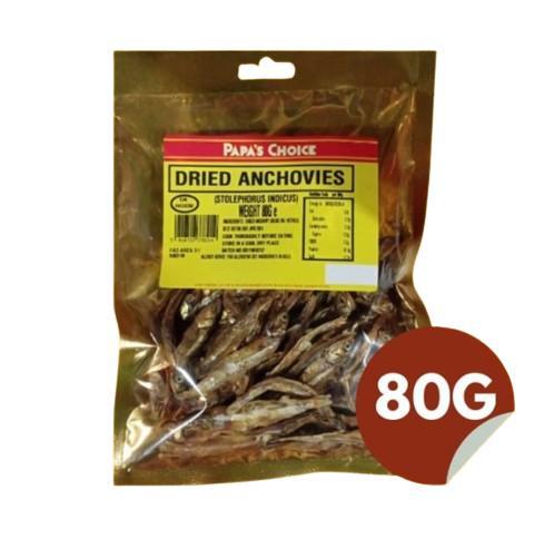 Papa's Choice Dried Anchovies 80G-SurulereFoods