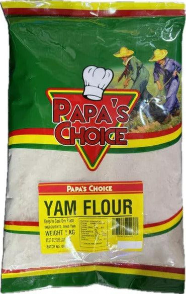 Papa's Choice Yam Flour 1Kg-SurulereFoods — Flour & Mix — Buy Online UK