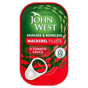 John West Mackerel Tomato Sauce 125G-SurulereFoods — Dry Foods — Buy Online UK