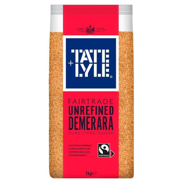 Tate Lyle Unrefined Demerara Sugar 1Kg-SurulereFoods — Food Cupboard — Buy Online UK
