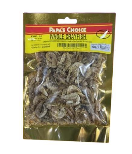 Papa's Choice Whole Cray Fish 70G-SurulereFoods