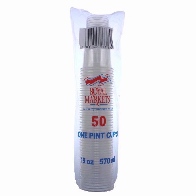 Royal Markets One Pint Cups X50-SurulereFoods
