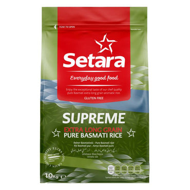 Setara Extra Long Basmati Rice 10Kg-SurulereFoods — Rice — Buy Online UK