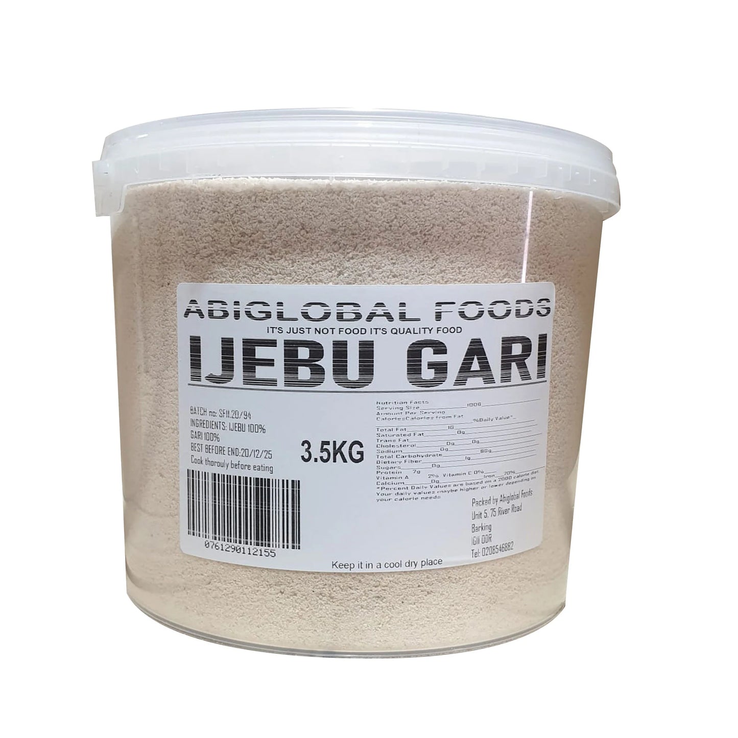 Ijebu Gari Bucket 3kg