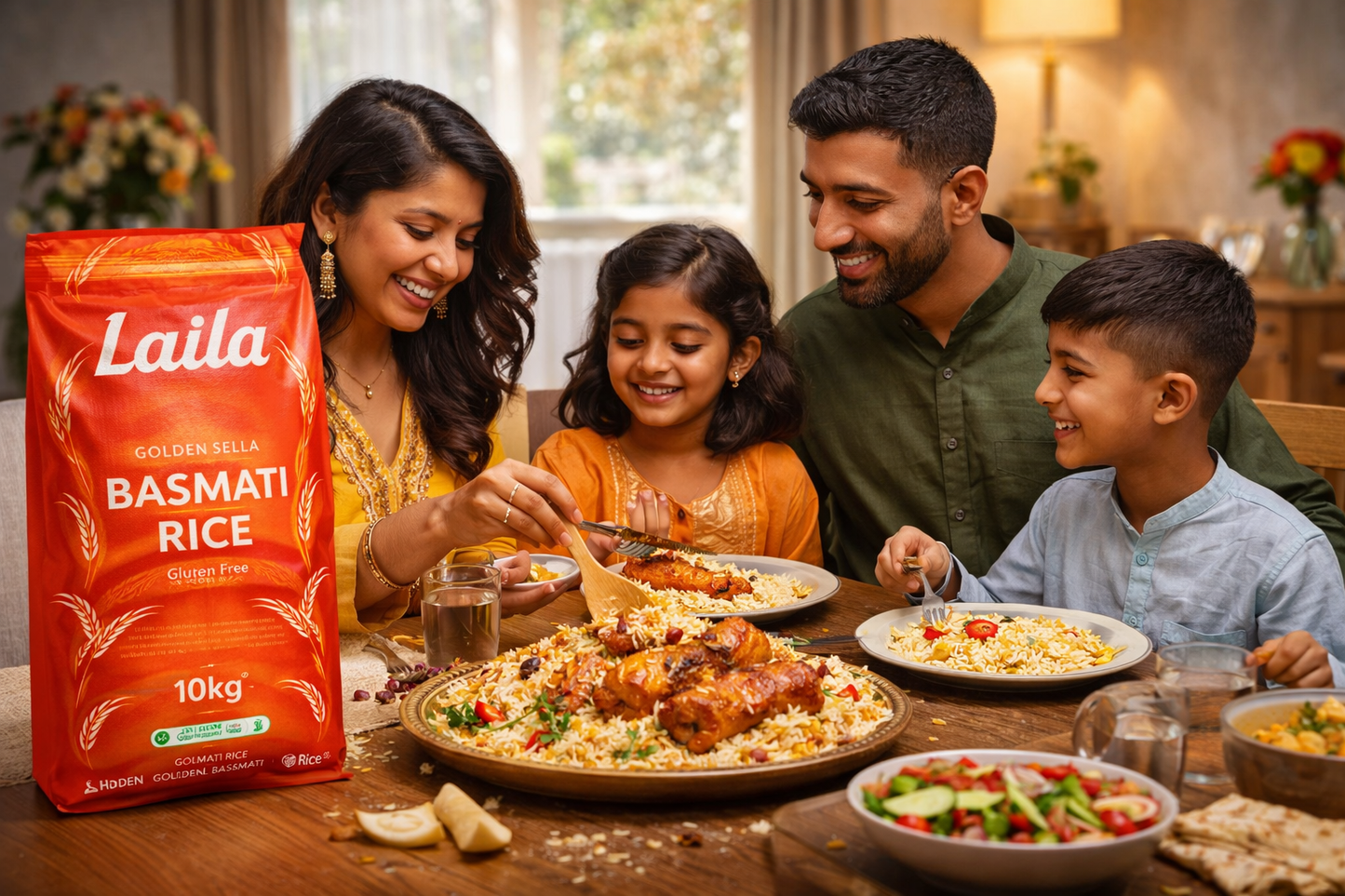 Island Sun Jollof (One-Pot Tomato Rice) Golden Sella Basmati 5kg