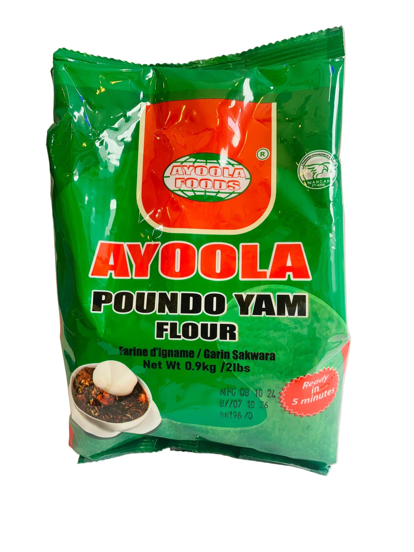 Ayoola Poundo Yam 0.9Kg