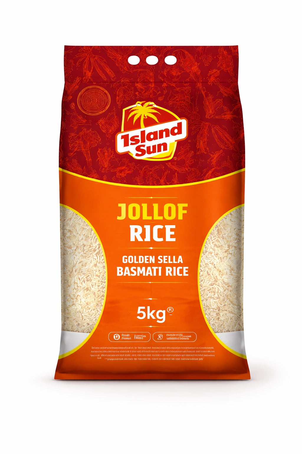 Island Sun Jollof (One-Pot Tomato Rice) Golden Sella Basmati Rice