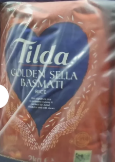 Tilda Golden Sella Basmati Rice 2kg