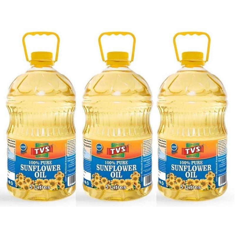 TVS Sunflower Oil 5L X 3-SurulereFoods
