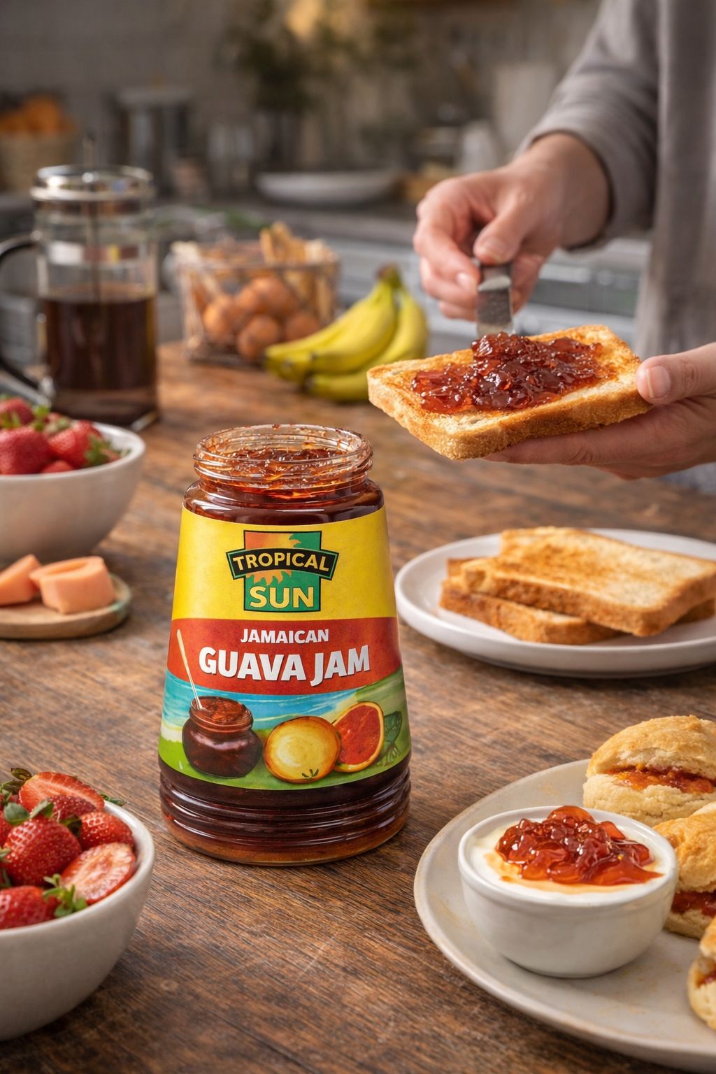 Tropical Sun Jamaican Guava Jam 340g – Sweet Fruit Preserve UK