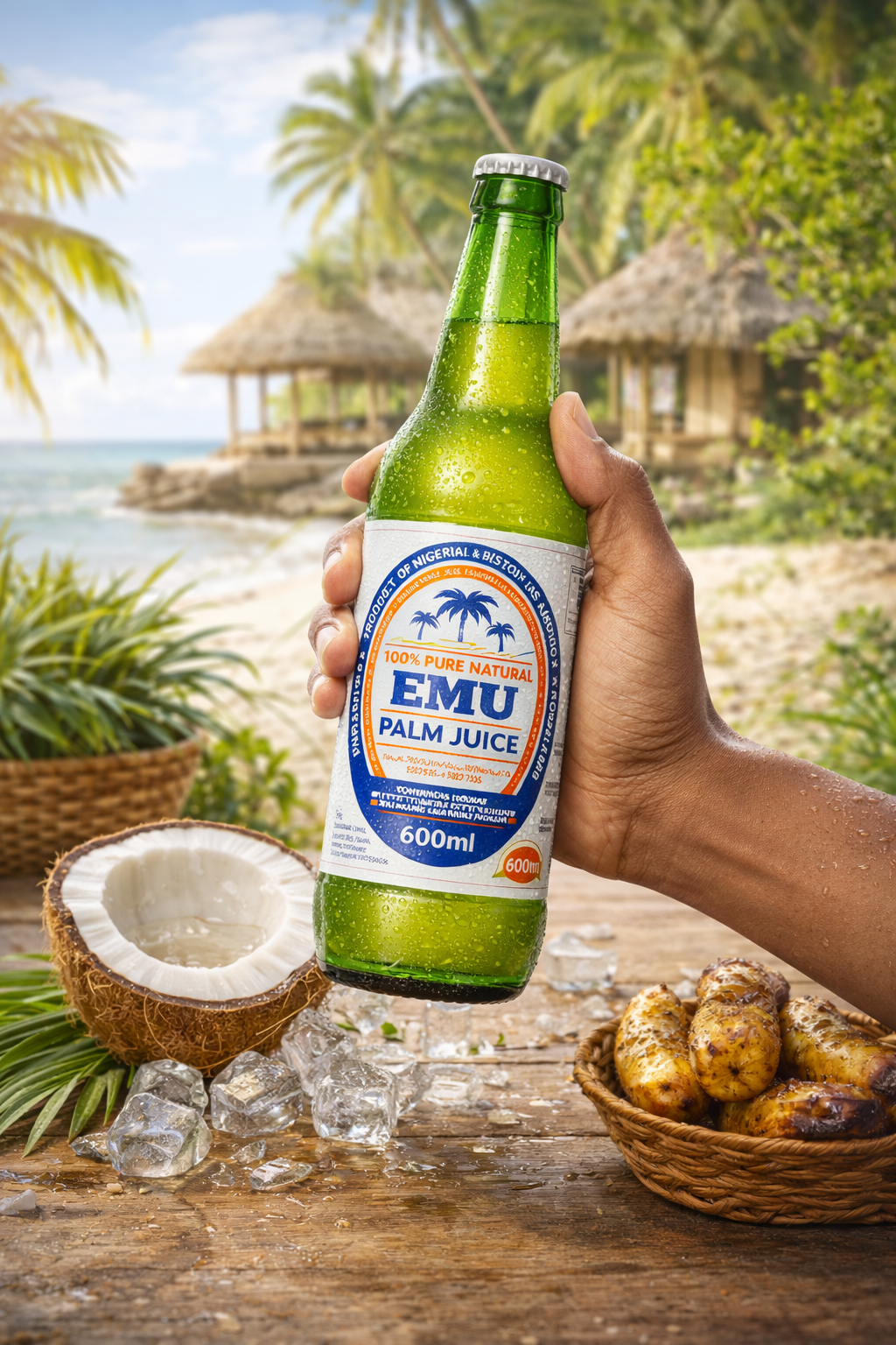 Emu Palm Juice 600ml – Natural Palm Sap Drink UK