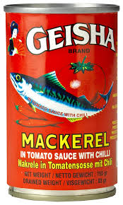 Geisha Mackerel ( With Chili) 155g