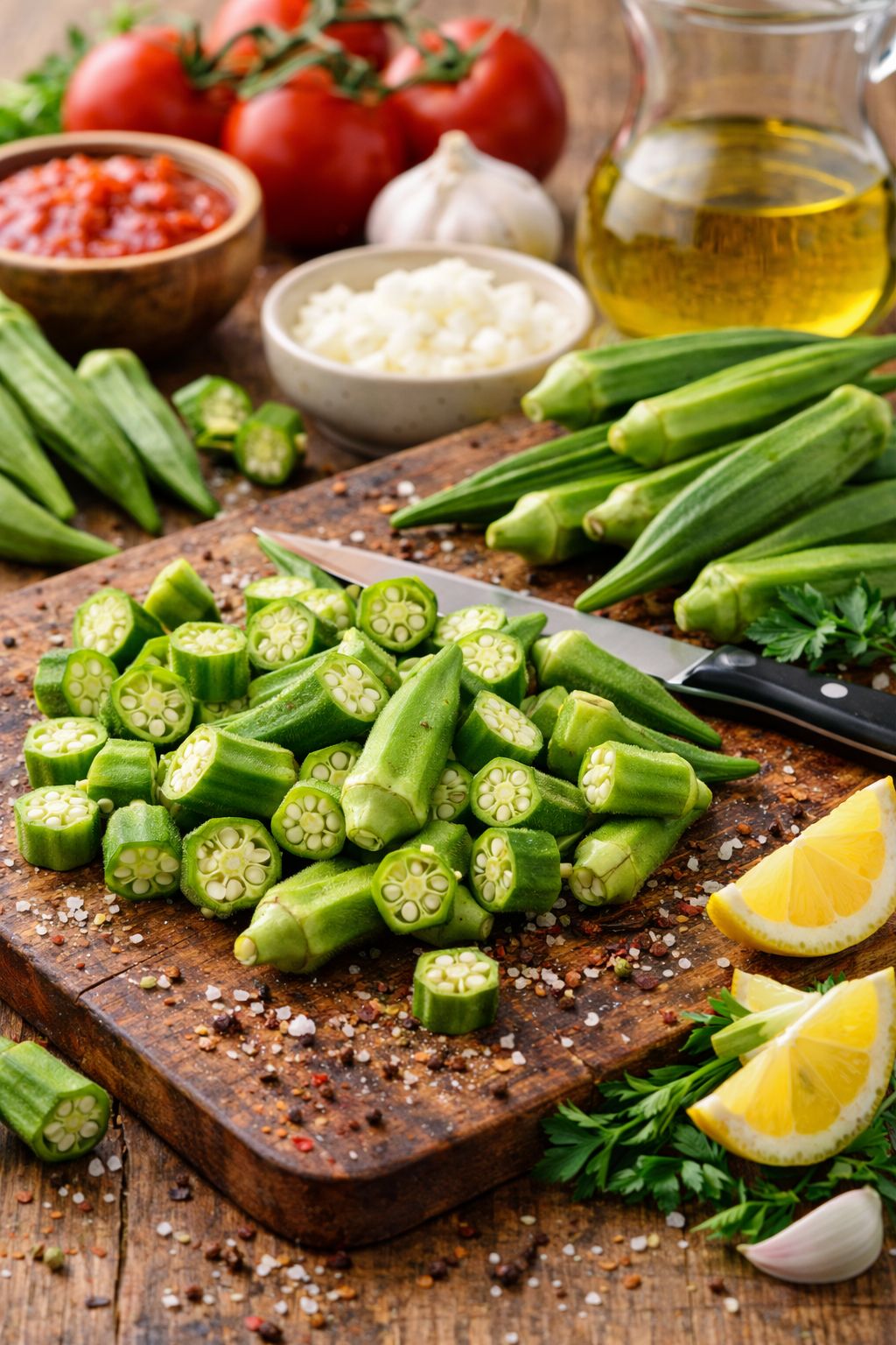 Fresh Okra Box