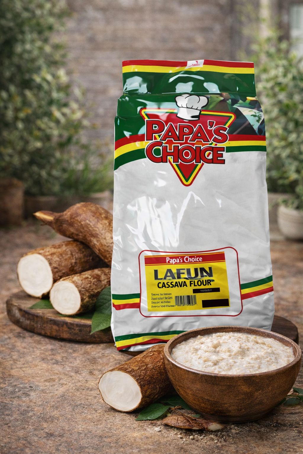 Papa’s Choice Lafun Cassava Flour 4kg