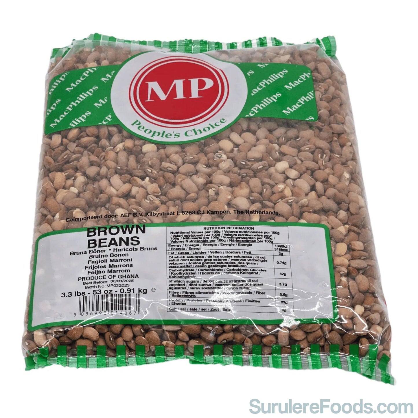 MP Brown Beans 0.91Kg-SurulereFoods