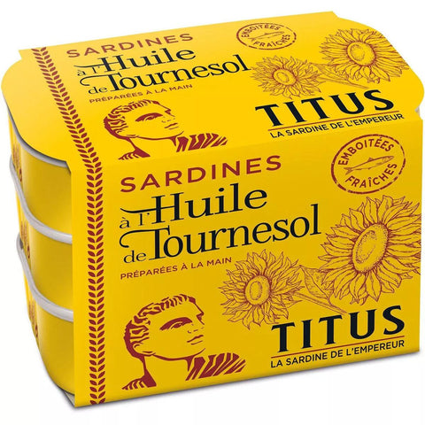 Titus Sunflower Oil Sardines 125G X 3-SurulereFoods