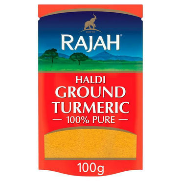 Rajah Haldi Ground Turmeric 100G-SurulereFoods — Spice & Seasonings — Buy Online UK