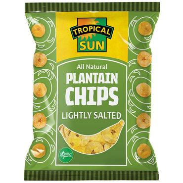 Tropical Sun Plantain Chips Lighty Salted 12X70G-SurulereFoods — Snacks — Buy Online UK