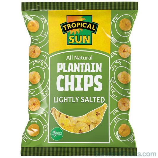 Tropical Sun Plantain Chips Lighty Salted 12X70G-SurulereFoods