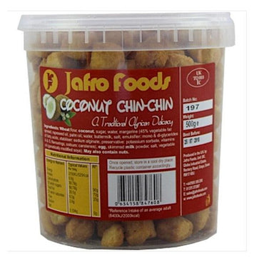 Jafro Foods Coconut Chin Chin 900G-SurulereFoods — Snacks — Buy Online UK