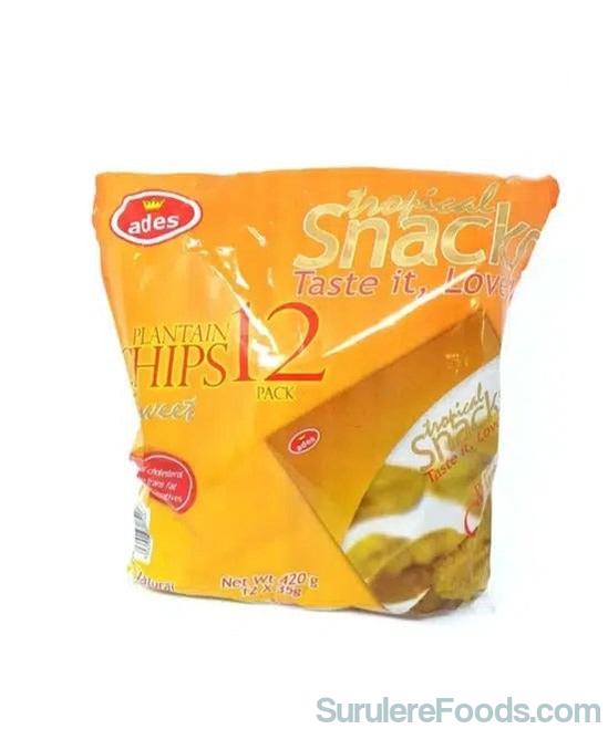 Ades Plantain Chips Sweet Pack 12-SurulereFoods