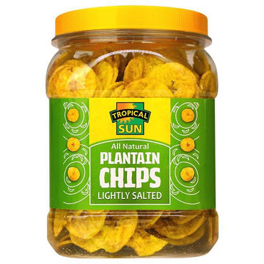 Tropical Sun Plantain Chips Salted 450G-SurulereFoods — Snacks — Buy Online UK