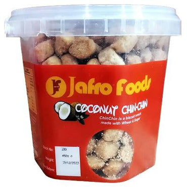 Jafro Foods Coconut Chin Chin 450G-SurulereFoods — Snacks — Buy Online UK