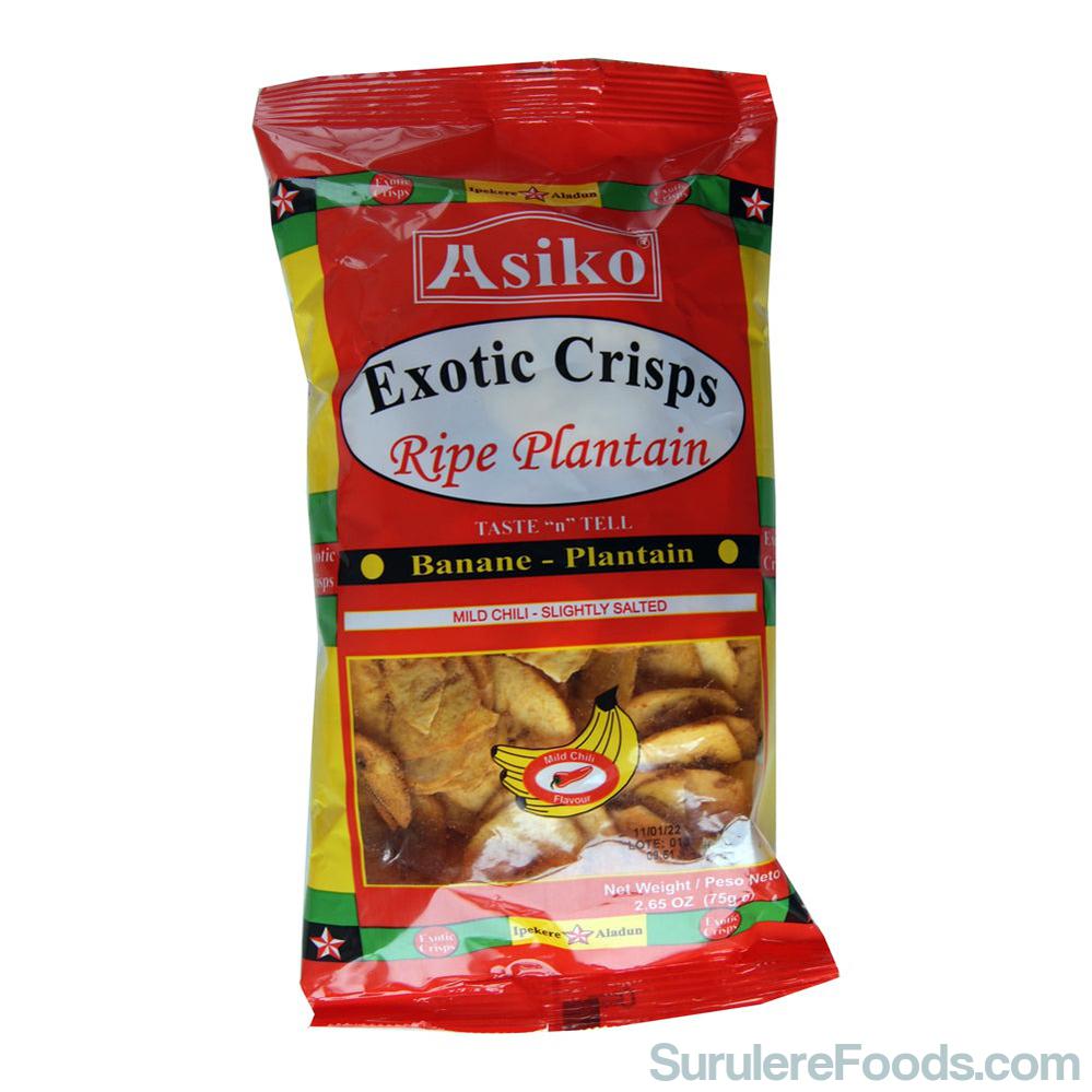 Asiko Exotic Crisps Mild Chili 75G-SurulereFoods