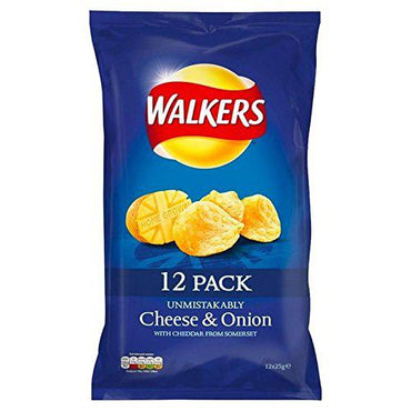 Walkers Crisps Ready Cheese Onion 25G-SurulereFoods — Snacks — Buy Online UK