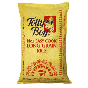 Tolly Boy Easy Cook Long Grain Rice 40Kg-SurulereFoods — Rice — Buy Online UK