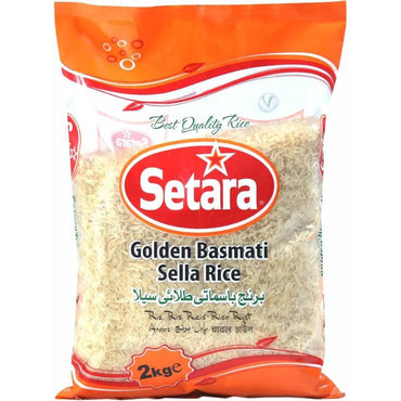 Setara Golden Basmati Sella Rice 2Kg-SurulereFoods — Rice — Buy Online UK