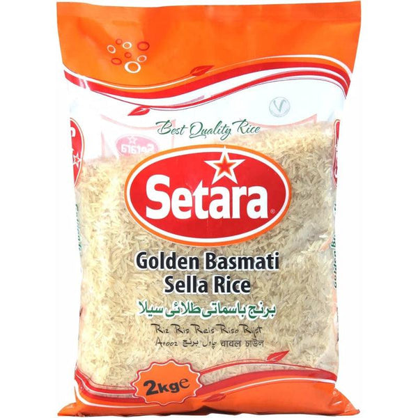 Setara Golden Basmati Sella Rice 2kg | Pan-African Food - SurulereFoods