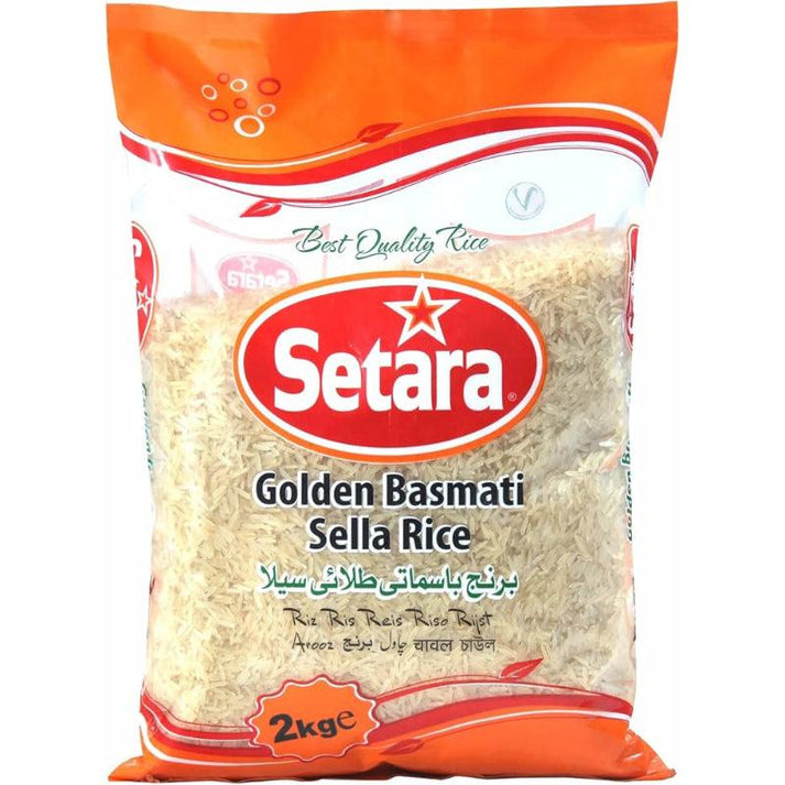 Setara Golden Basmati Sella Rice 2kg | Pan-African Food - SurulereFoods
