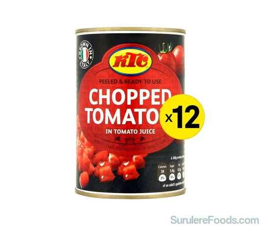 KTC Chopped Tomatos 12 X 400G-SurulereFoods