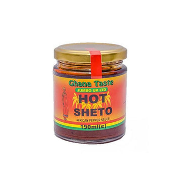 Ghana Taste Hot Shito Sauce 190Ml-SurulereFoods — Food Cupboard — Buy Online UK