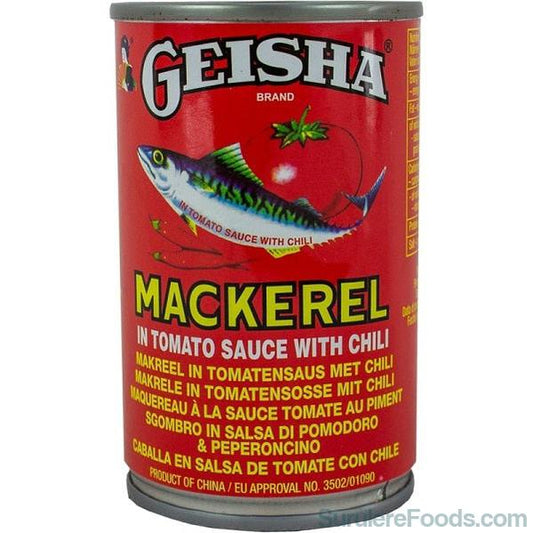 Geisha Mackerel Tomato With Chilli 425g-SurulereFoods
