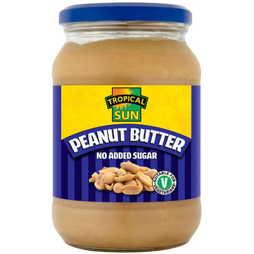 Tropical Sun Peanut Butter No Added Sugar 454G-SurulereFoods — Food Cupboard — Buy Online UK