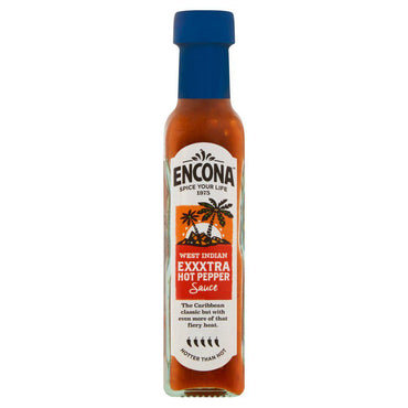 Encona Exxxtra Hot Pepper Sauce 142Ml-SurulereFoods — Food Cupboard — Buy Online UK