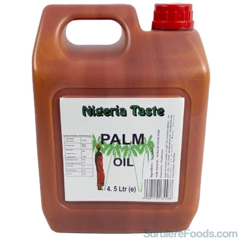 Nigeria Taste Palm Oil 4L-SurulereFoods